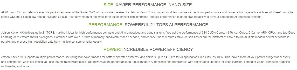 Jetson Xavier NX Developer Kit