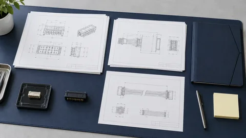 Illustration of connector samples and technical drawings prepared for an alternative request