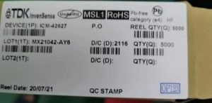 Electronic Component Sensor ICM-42627