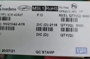 Electronic Component Sensor ICM-42627