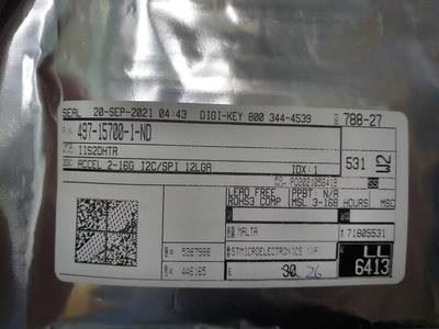 Electronic Component Sensor IIS2DHTR