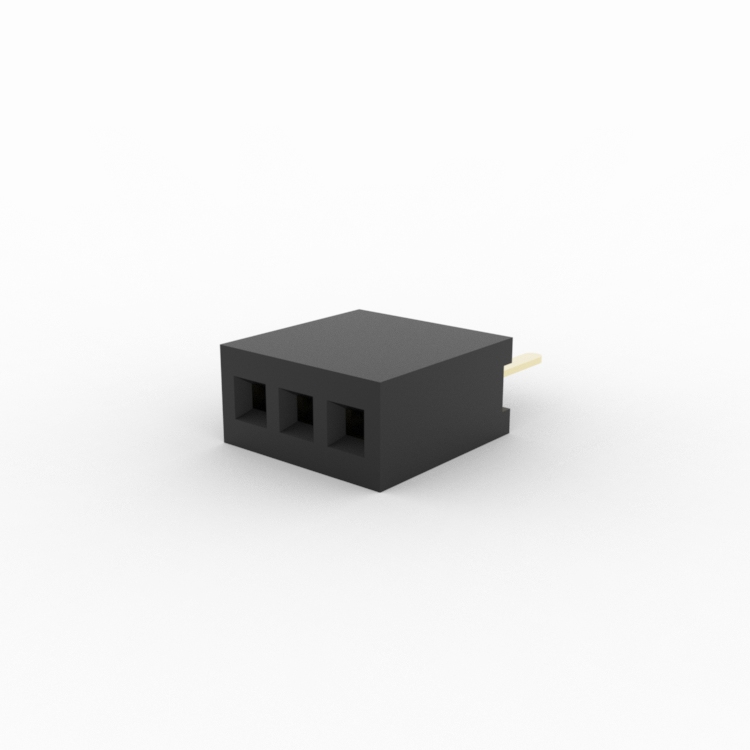 X1311FV-03-C43D24 1.27mm Pin Header Connector 03Pin