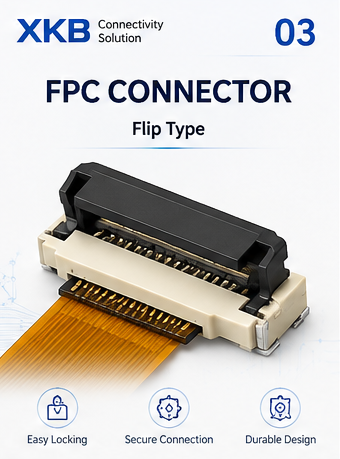 X10C2007TZ 1.0mm FPC Connector 07Pin
