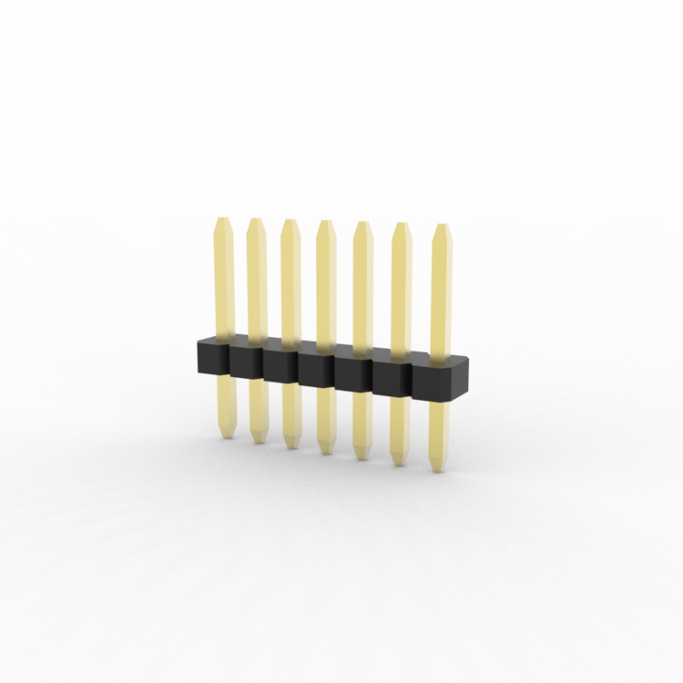 X1311WV-07J-C40D24 1.27mm Pin Header Connector 07Pin