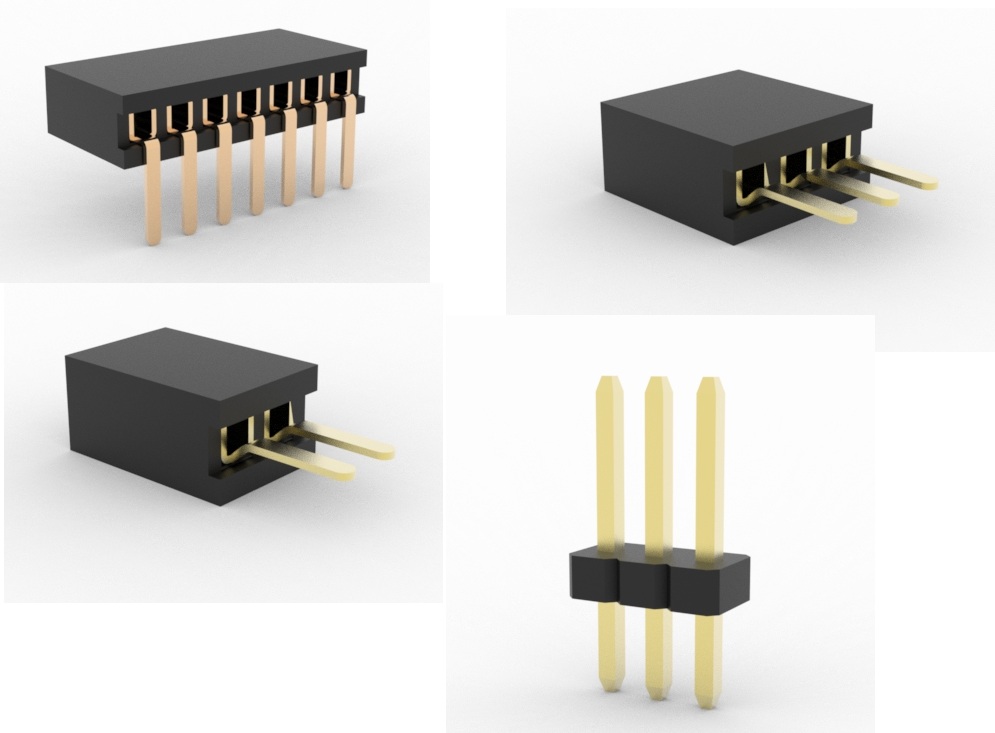 X6531FR-3x14-C85D32 2.54mm Pin Header Connector 14Pin