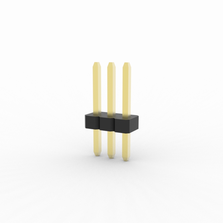 X1311WV-03J-C40D24 1.27mm Pin Header Connector 03Pin