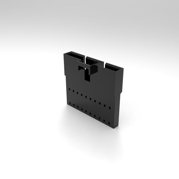 X9556HF-15-PT 2.54mm Wire To Board Connector 15Pin