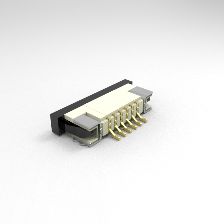 X10B25L06G 1.0mm FPC Connector 06Pin