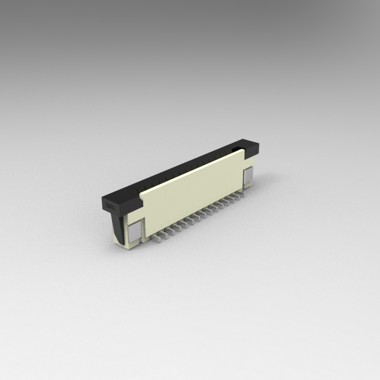 X10C2515TP 1.0mm FPC Connector 15Pin