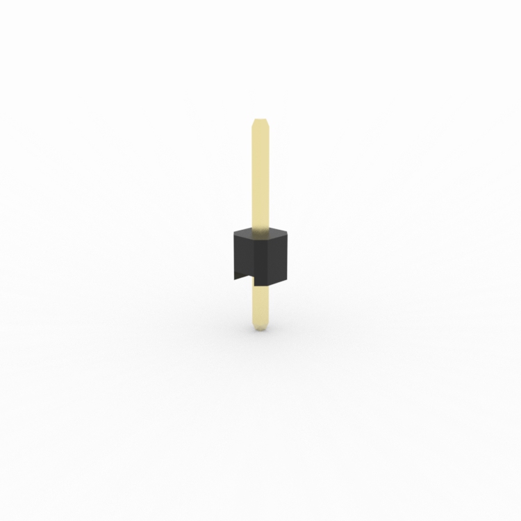 X6511WV-01H-C60D30 2.54mm Pin Header Connector 01Pin