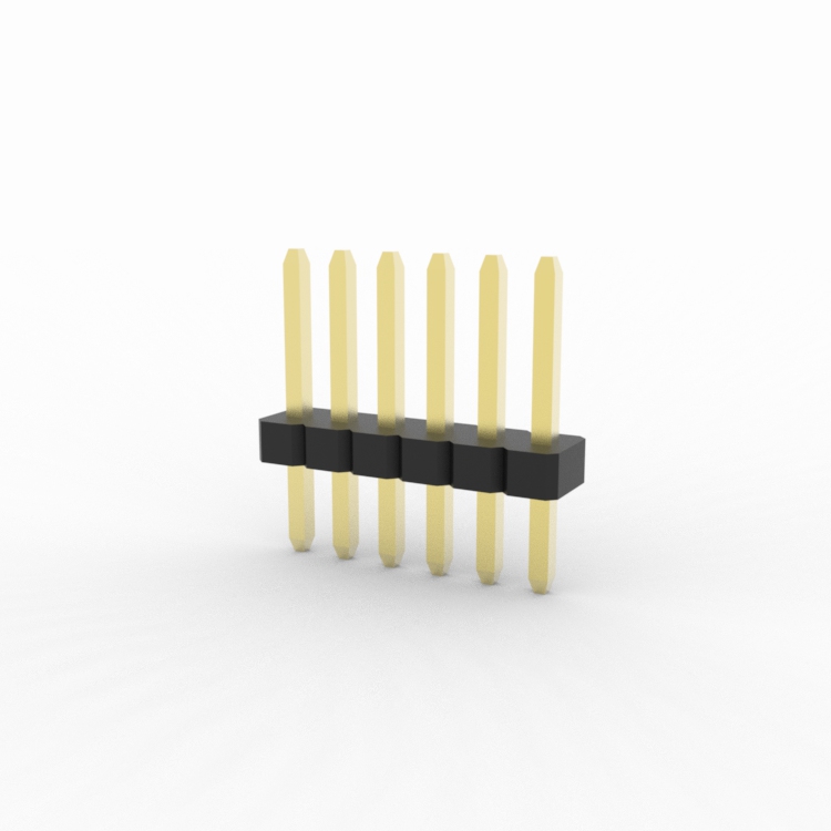 X1311WV-06J-C40D24 1.27mm Pin Header Connector 06Pin