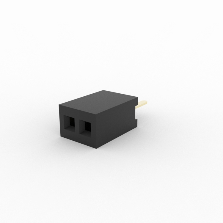 X1311FV-02-C43D24 1.27mm Pin Header Connector 02Pin