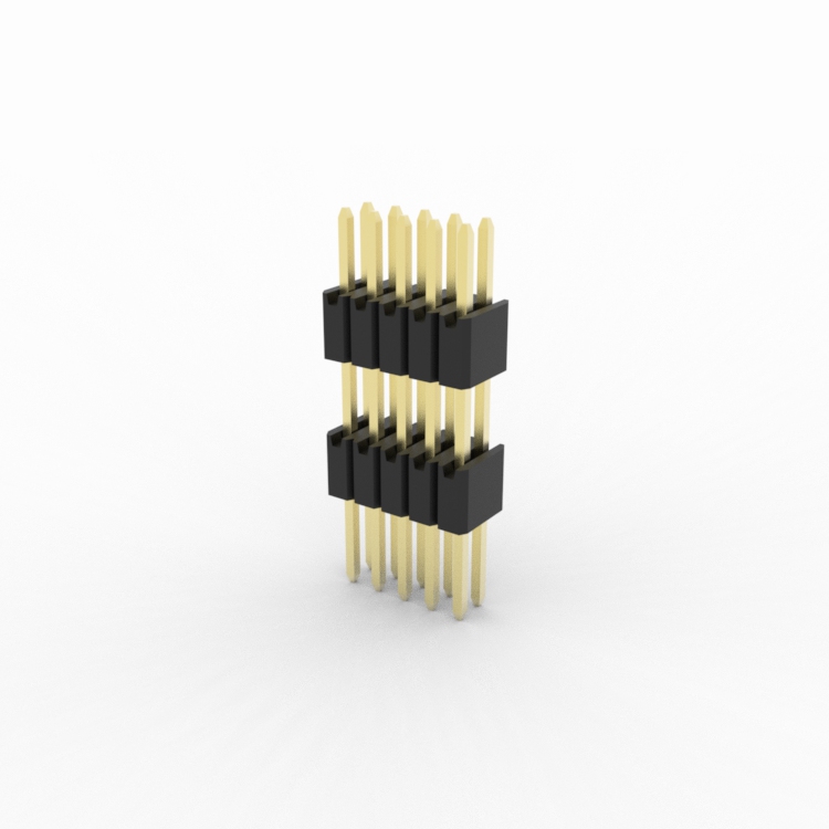 X1322WV-2x05H-C40D30-E80 1.27mm Pin Header Connector 05Pin