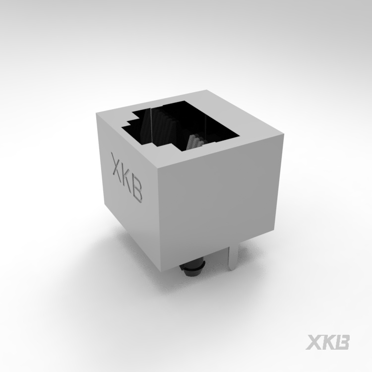 X02ADGWA1D4B008 12.90mm RJ45 Connector