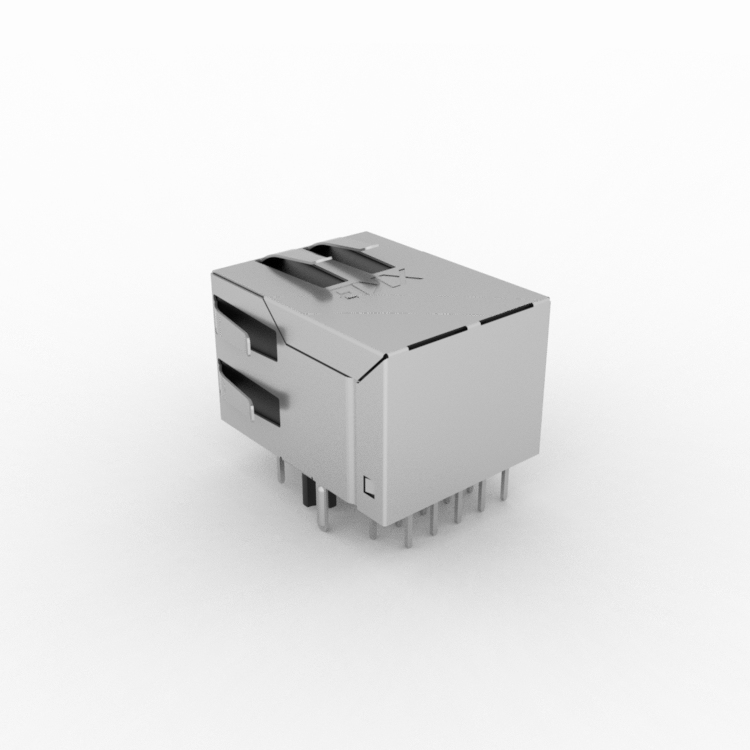 X01AQ285DA2AD3A2 13.45mm RJ45 Connector additional image