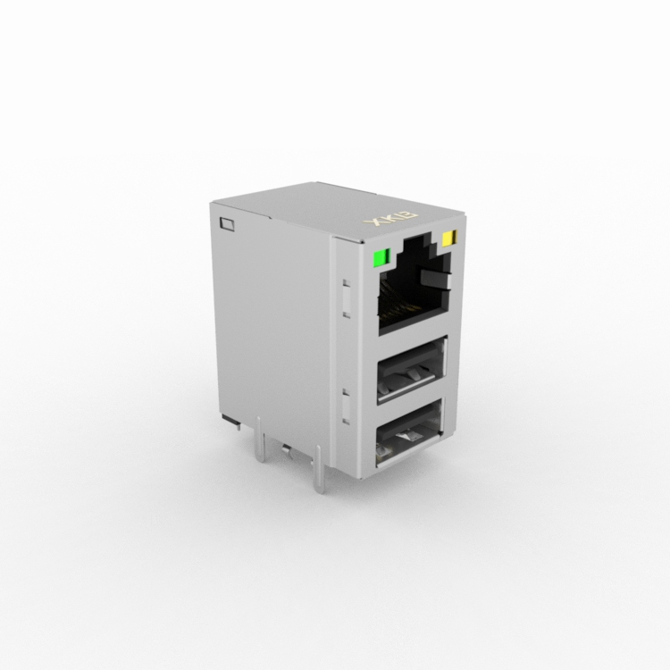 X07AQ070AA1W2D5057 30.87mm RJ45 Connector