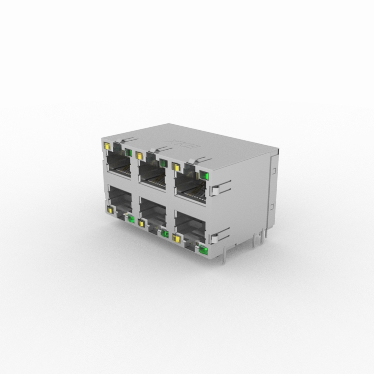 X18PDDB1A1DY4B112 27.25mm RJ45 Connector additional image