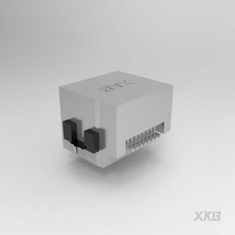 X39ADAB1W6DB1075 RJ45 Connector 8Pin