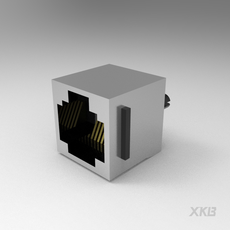 X43ADIWA1DY9017 RJ45 Connector 8Pin