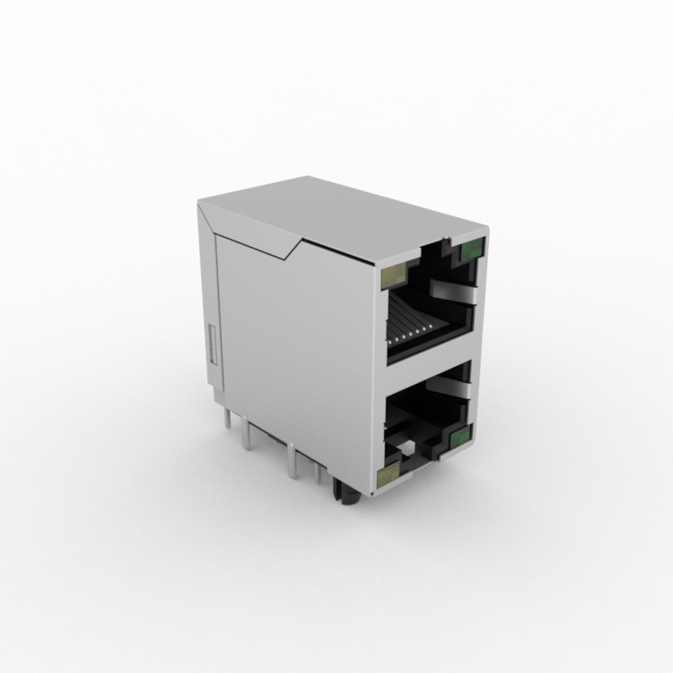 X18GDAB1A1DY1022 25.40mm RJ45 Connector
