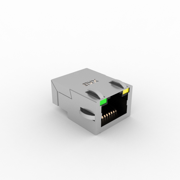 X02AQ106DB1GCBS1057 21.3mm RJ45 Connector