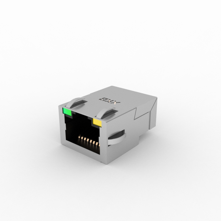X02AQ106DB1GCBS3057 21.3mm RJ45 Connector