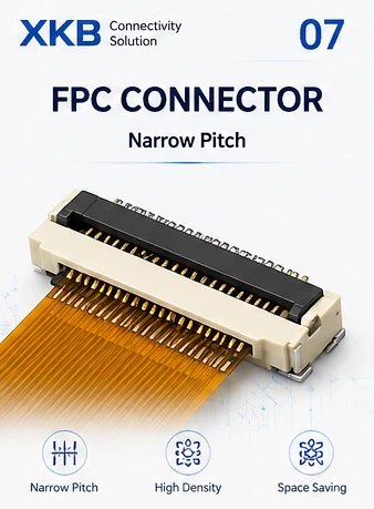 X05A21LK12G 0.5mm FPC Connector 12Pin
