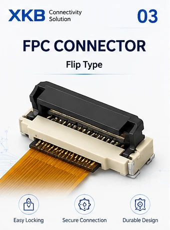 X10C2505TZ 1.0mm FPC Connector 05Pin