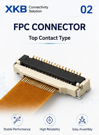 X10C2524GF 1.0mm FPC Connector 24Pin