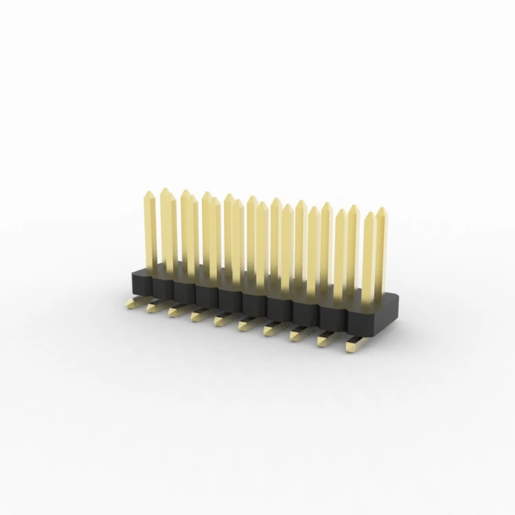 X1321WVS-2x10J-C40D53 1.27mm Pin Header Connector 10Pin